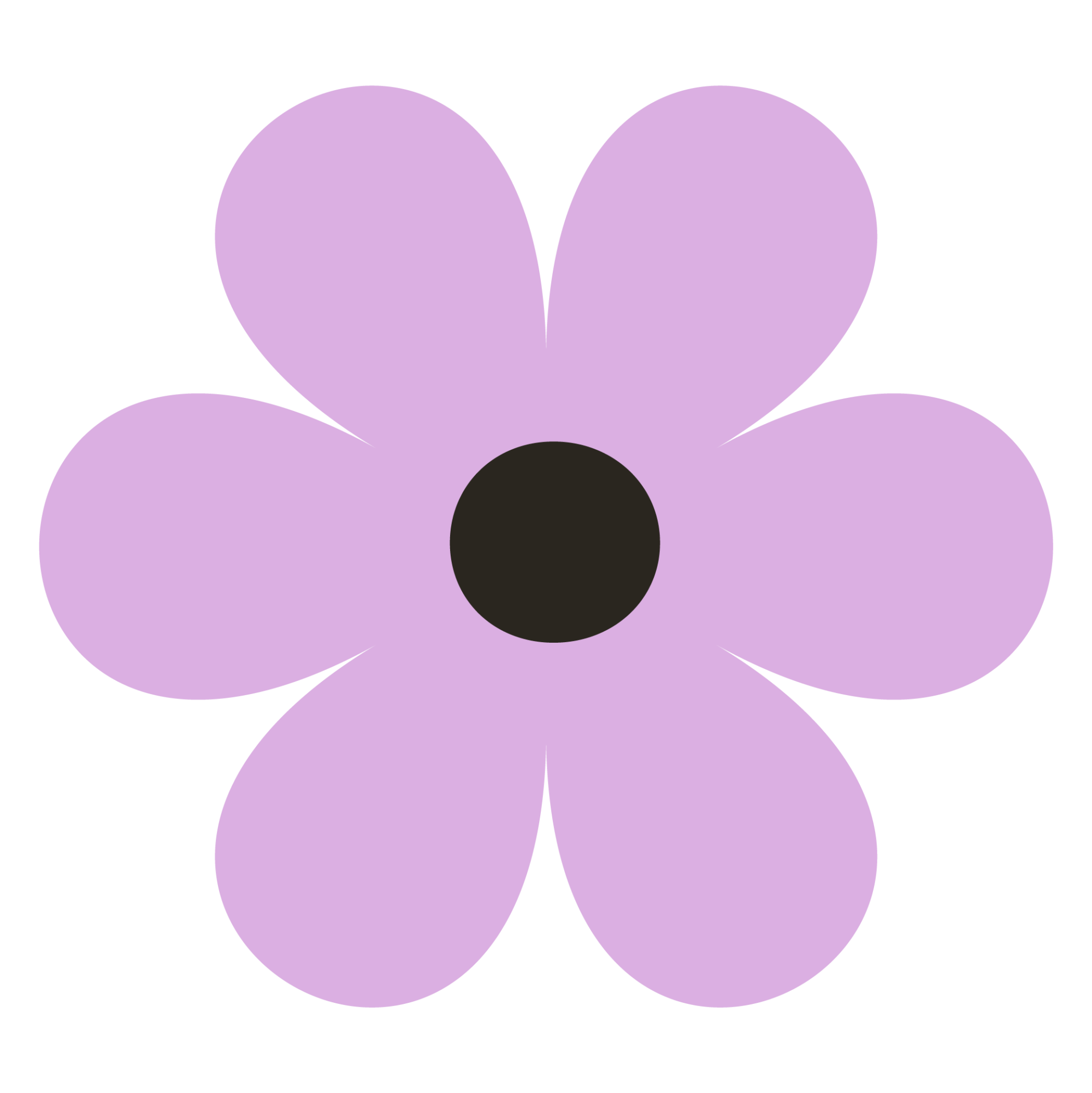 sit with self purple flower icon